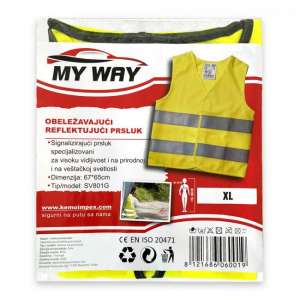OBELEŽAVAJUĆI REFLEKTUJUĆI PRSLUK - ŽUTI